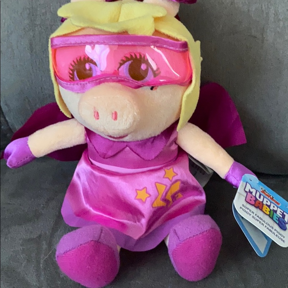 Muppet Babies Plush Figure - Super Fabulous Piggy